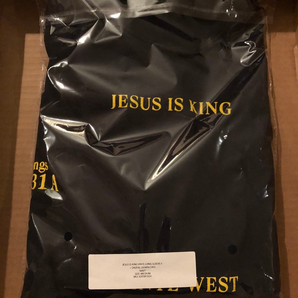 Kanye West Jesus Is King Vinyl Long Sleeve FW19